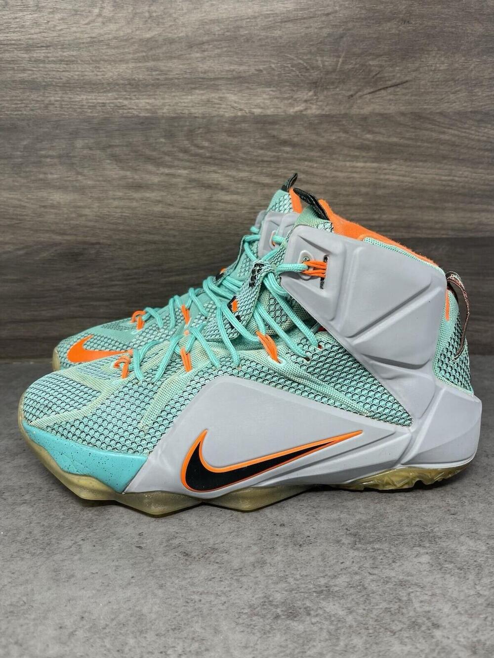 Nike Lebron 12 NSRL Sneakers Mens Size 9.5 Basketball 684593-301